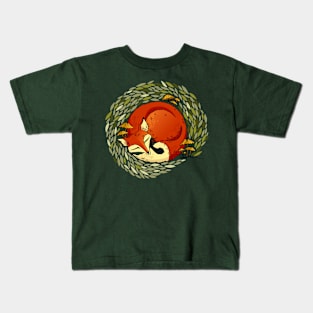 Sleeping Fox Kids T-Shirt